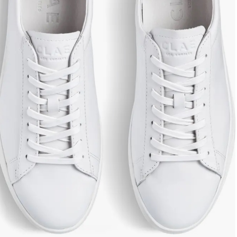 CLAE white sneakers